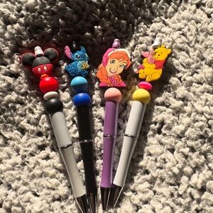Disney Character Pens and keychains